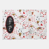 Kartenauflistung mit Namen Geschirrtuch (Horizontal)