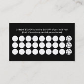 Kartenausweis für drei Straßen Rabattkarte (Rückseite)