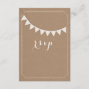 Kartenbestand Inspiriert Eyelet Bunting RSVP Karte