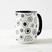 Kartenblumen-Kaffeetasse Tasse (VorderseiteRechts)