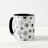 Kartenblumen-Kaffeetasse Tasse (Vorderseite Links)