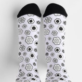 Kartenblumen Socken (Oben)