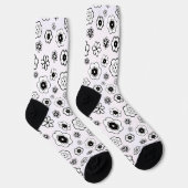 Kartenblumen Socken (Rechts)