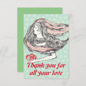 Kartendanke RSVP Karte (Vorne/Hinten)