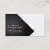 Kartende Visite cosmétologie Visitenkarte (Rückseite)