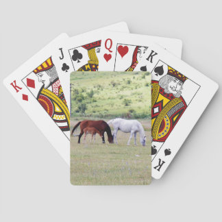 Kartendecke, Pferdefamilienfotografie Spielkarten