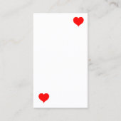 Kartendeckkarte Visitenkarte (Rückseite)