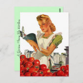 Kartendesign für Rezepte zur Weitergabe von Rezept Postkarte (Vorne/Hinten)