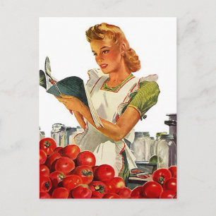 Kartendesign für Rezepte zur Weitergabe von Rezept Postkarte