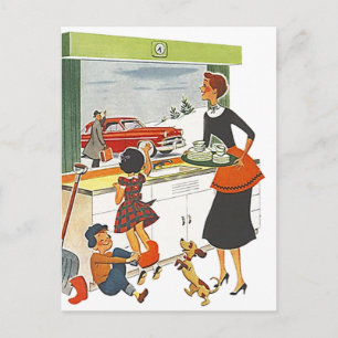 Kartendesign für Rezepte zur Weitergabe von Rezept Postkarte