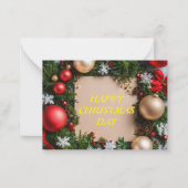 KARTENDESIGN MITTEILUNGSKARTE (Vorderseite)