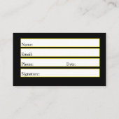 Kartendesign Visitenkarte (Rückseite)