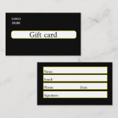 Kartendesign Visitenkarte (Vorne/Hinten)