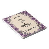 Kartendusche Notizblock (angewinkelt)