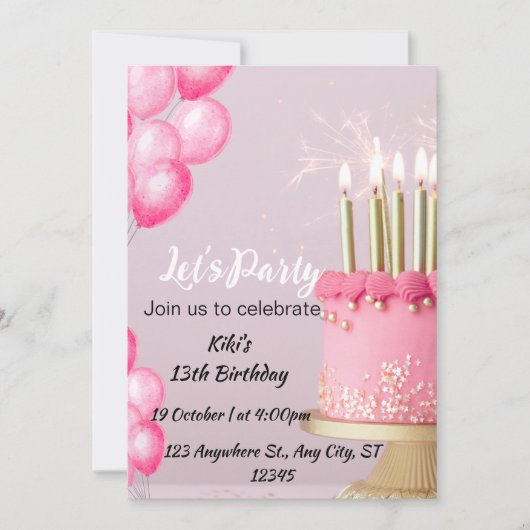 KARTENEINLADUNG EINLADUNG (Vorderseite)