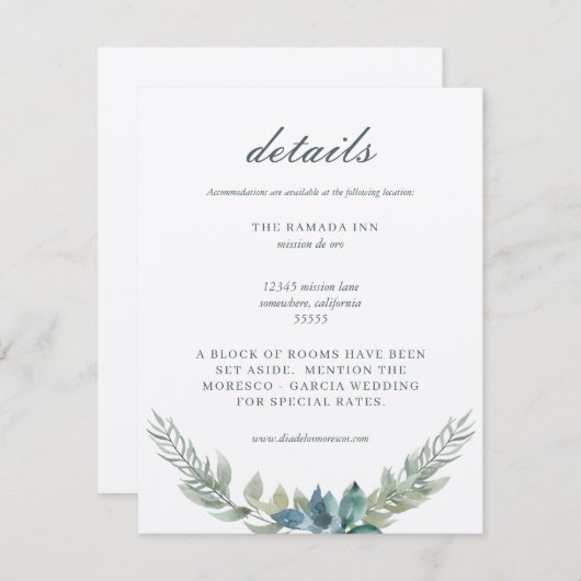 KARTENEINSCHREIBUNG EINLADUNG (Vorne/Hinten)