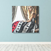 Kartenelemente, Kleidungsdesign, Mode Leinwanddruck (Insitu (Holzboden))