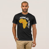 Kartenentwurf Nigerias, Afrika T-Shirt (Vorne ganz)