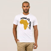Kartenentwurf Senegals, Afrika T-Shirt (Vorne ganz)