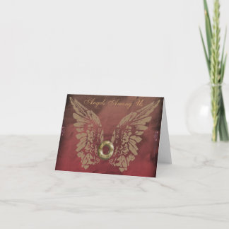 Kartengelenke unter US-Angel Eyelet-Jeder Anlass Karte