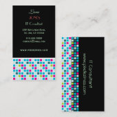 Kartenglasfliesen Visitenkarte (Vorne/Hinten)