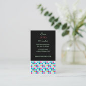 Kartenglasfliesen Visitenkarte (Stehend Vorderseite)