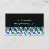 Kartenglasfliesen Visitenkarte (Rückseite)