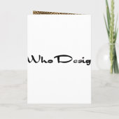 Kartengrüße Schwarzes Tier Print Event-Foto Einladung (Rückseite)