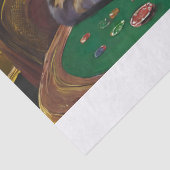 Kartenhaie, Katzen, die Karten spielen Seidenpapier (Detail)