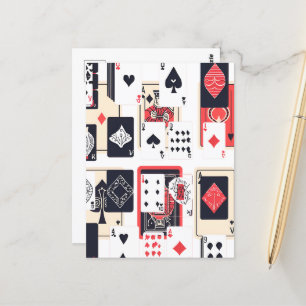 Kartenhalle Abstrakt modern Postkarte