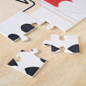 Kartenhalle | Abstrakt modern Puzzle (Seite)