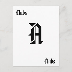 Kartenhalle an den Clubs Postkarte