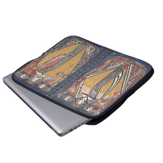 Kartenhalle Laptopschutzhülle (Vorne Knopf)