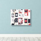 Kartenhalle Leinwanddruck (Insitu (Holzboden))