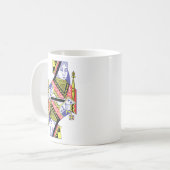 Kartenhalle Seiner und ihrer Königin Kaffeetasse (Vorderseite Links)