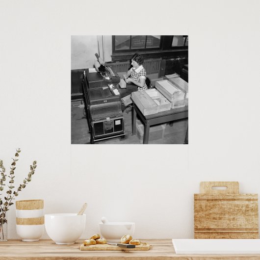 Kartenhalter: 1937 poster (Küche)