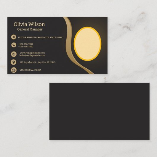 Kartenhalter 2024 visitenkarte (Vorne/Hinten)