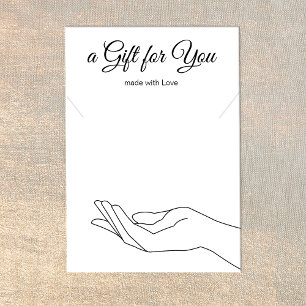 Kartenhalter für das Netzklassenbracelet Visitenkarte