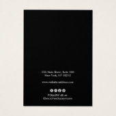 Kartenhalter für einfache weiße Ohren (Rückseite)