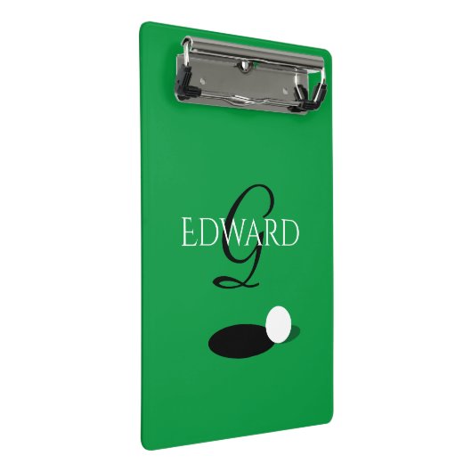 Kartenhalter Mini Klemmbrett (Schrägansicht)