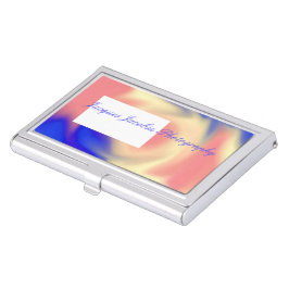 Kartenhalter mit Retro-Gefärbte Krawatte-Design Visitenkarten Etui