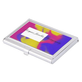 Kartenhalter mit Retro-Gefärbte Krawatte-Design Visitenkarten Etui