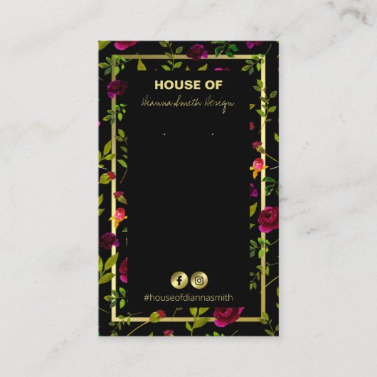 Kartenhalter Visitenkarte (Vorderseite)