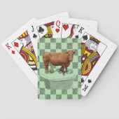Kartenhalterung der Kuh Spielkarten (Rückseite)