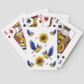 Kartenhalterung für Vögel Spielkarten (Rückseite)