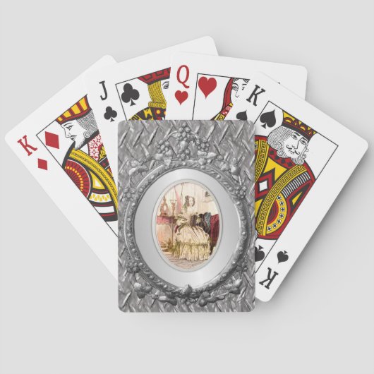 Kartenhalterung Spielkarten (Rückseite)