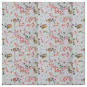 Kartenhalterung, Stoff (Muster)