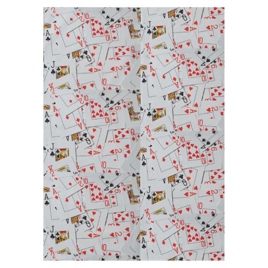 Kartenhalterung, Tablette Tischdecke (Vorderseite)