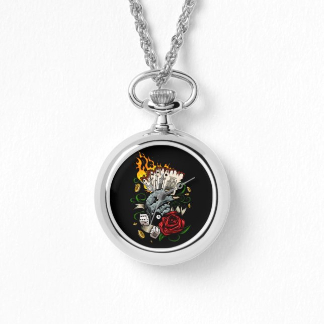 Kartenhand Armbanduhr (Vorderseite)