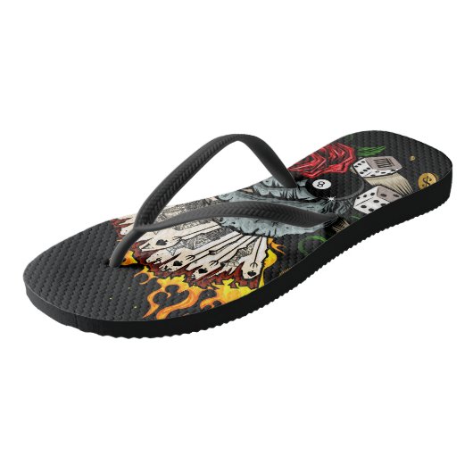 Kartenhand Badesandalen (Schrägansicht)